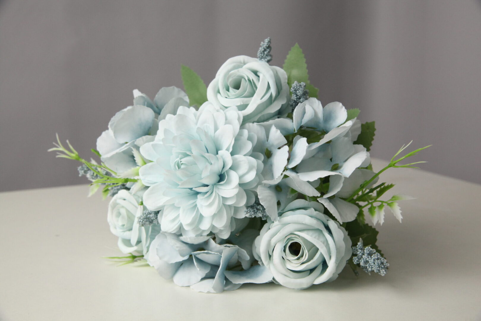 Soft blue floral option 4