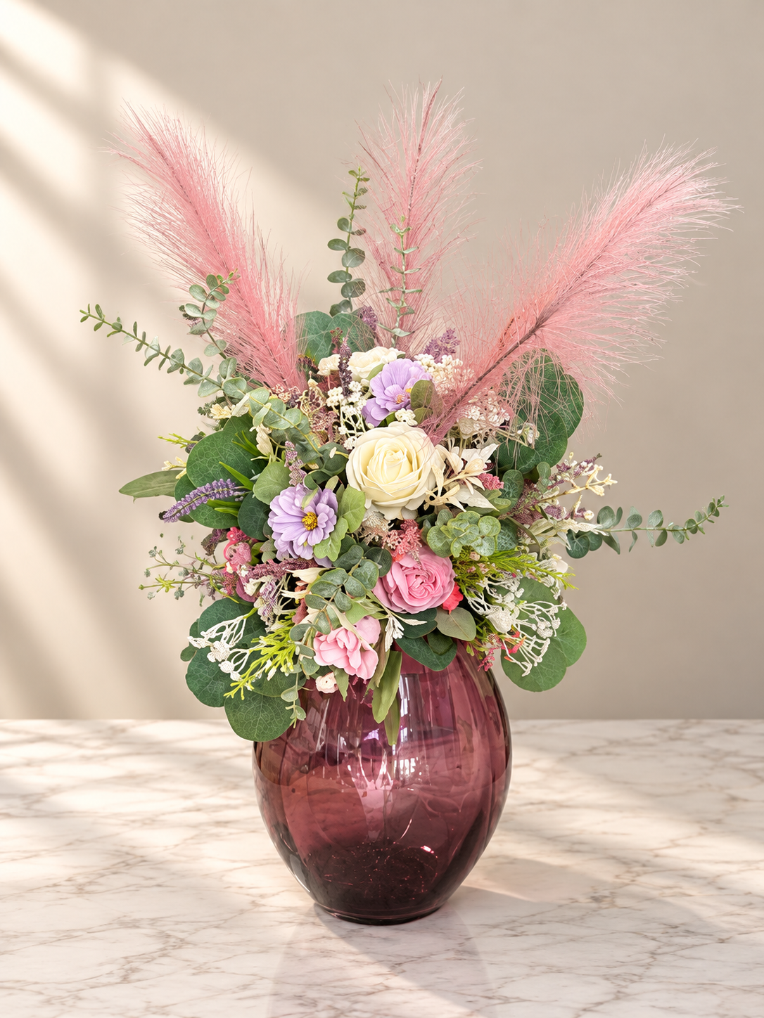 Handcrafted floral arrangement by Lumielle Bloom