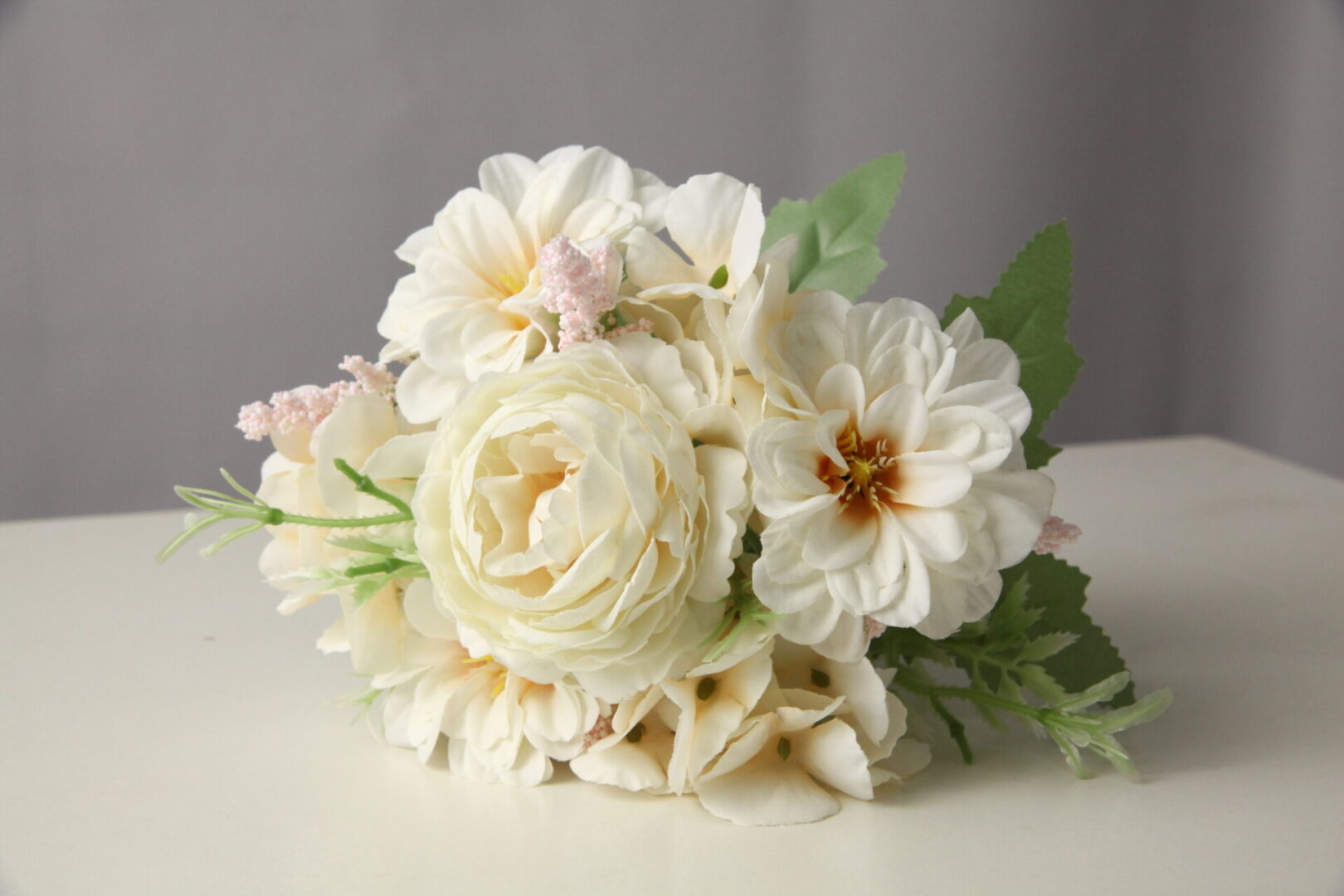 Peach and apricot floral option 4