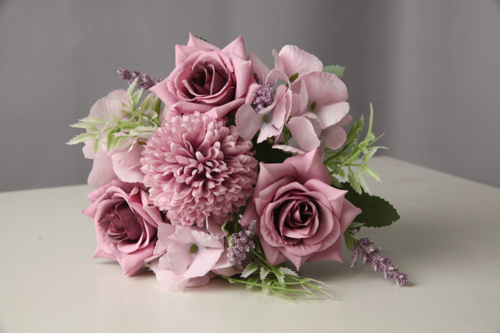 Mauve and pink floral option 1