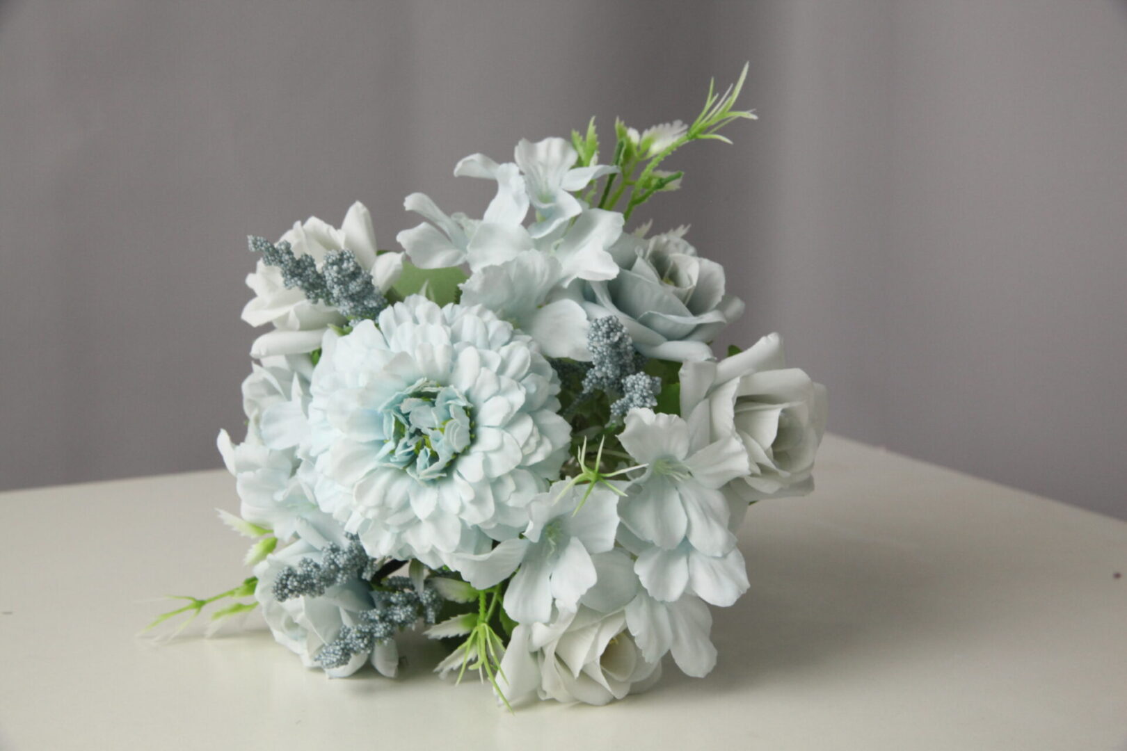 Soft blue floral option 3