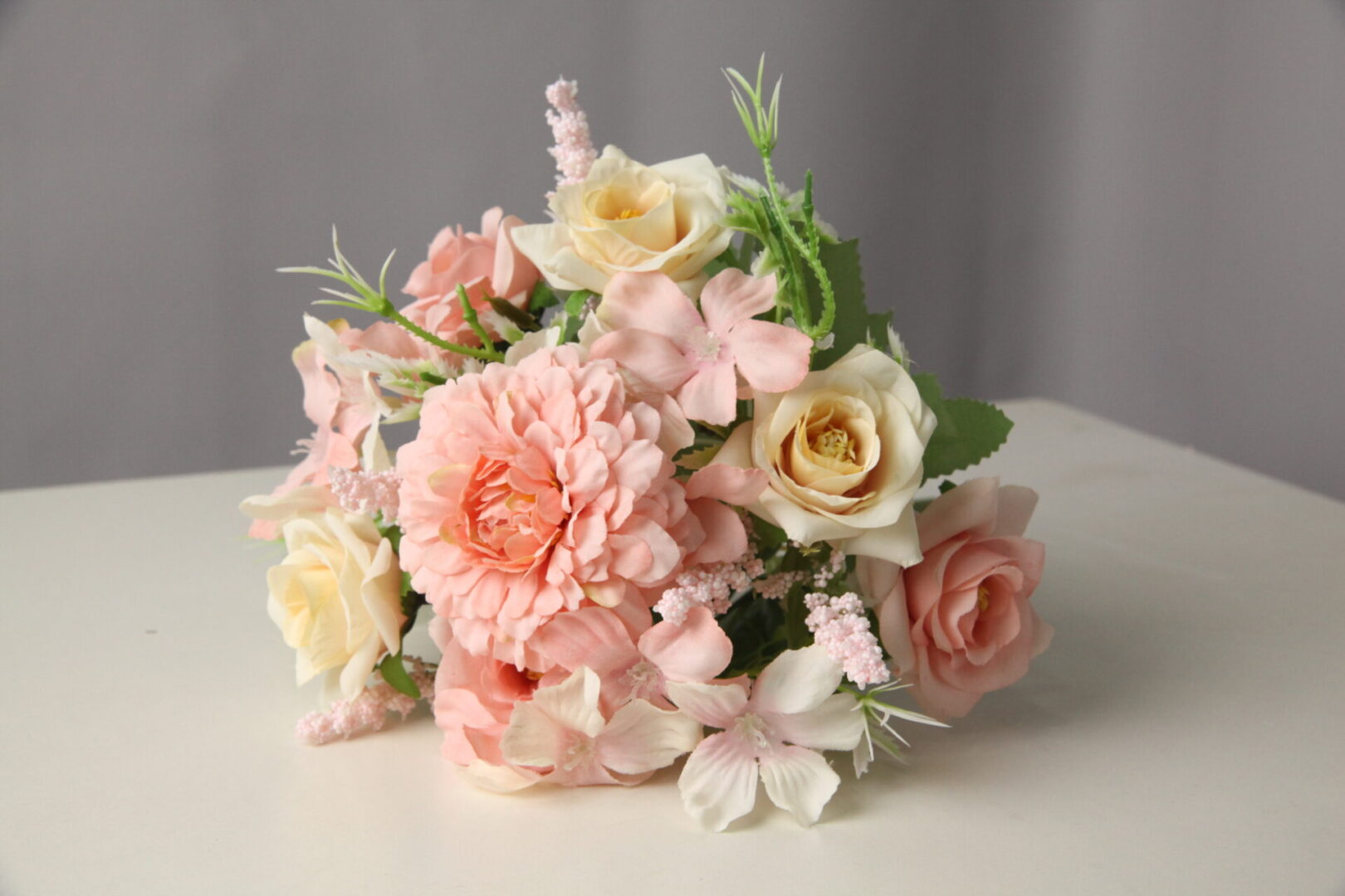 Peach and apricot floral option 2
