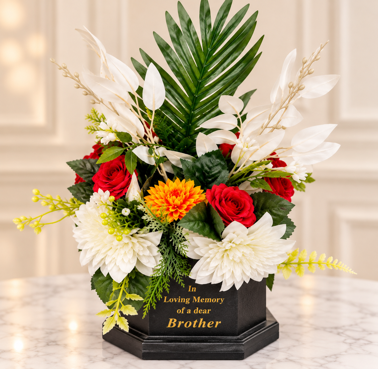 Brother Memorial Grave Pot