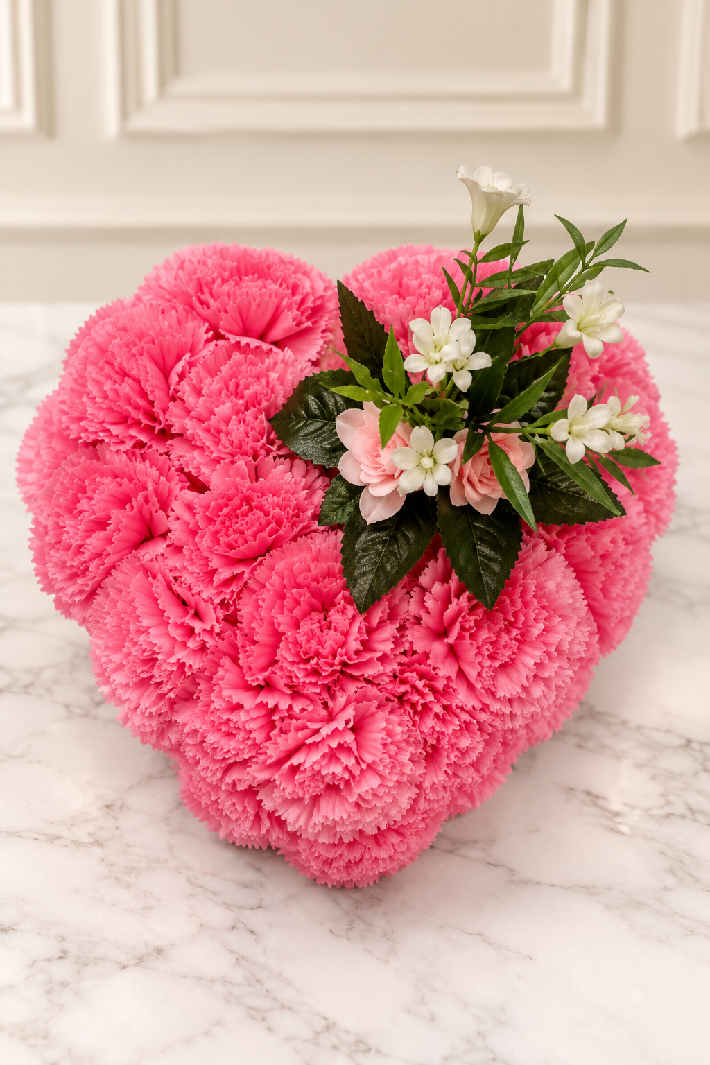 Pink Heart Memorial Tribute
