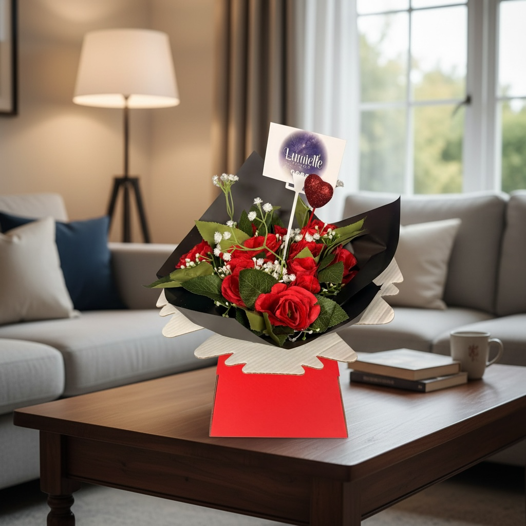 Small Red Rose Gift Box