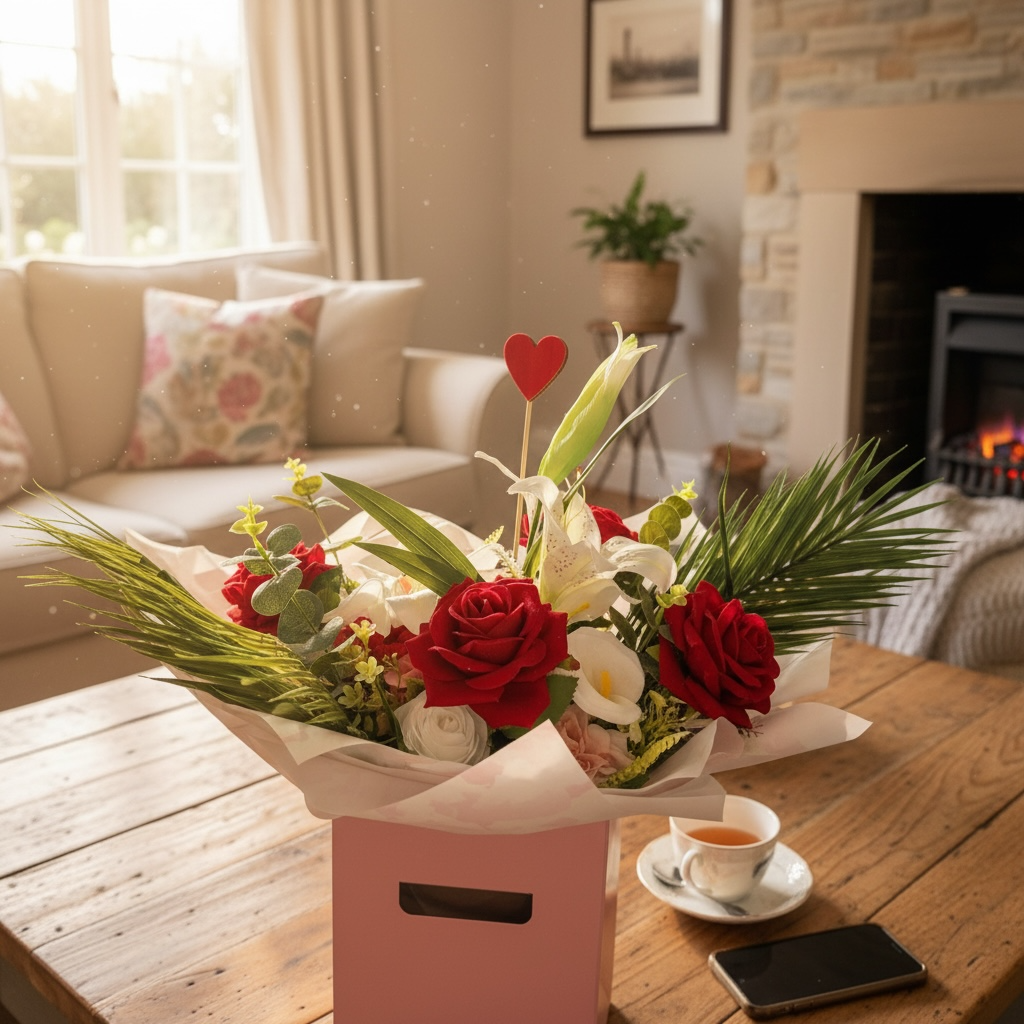 Pink Valentine's Gift Box